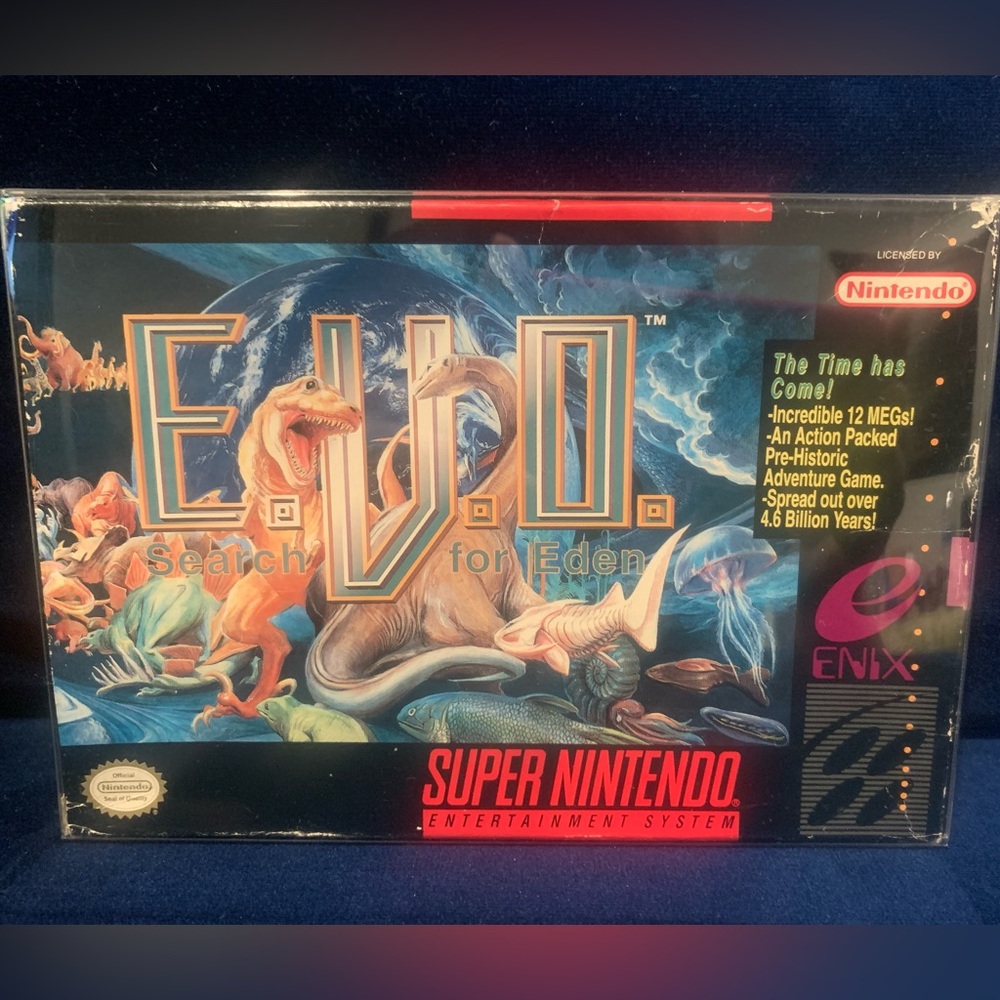 E.V.O.: The Search for Eden (Super Nintendo Entertainment System, 1993) CIB SNES